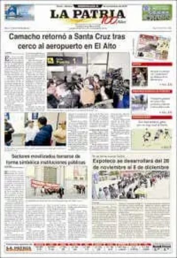 La Patria, Oruro.