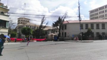 Panorama de las calles por la mañana del jueves 7 de noviembre.