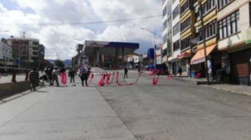 Panorama de las calles por la mañana del jueves 7 de noviembre.
