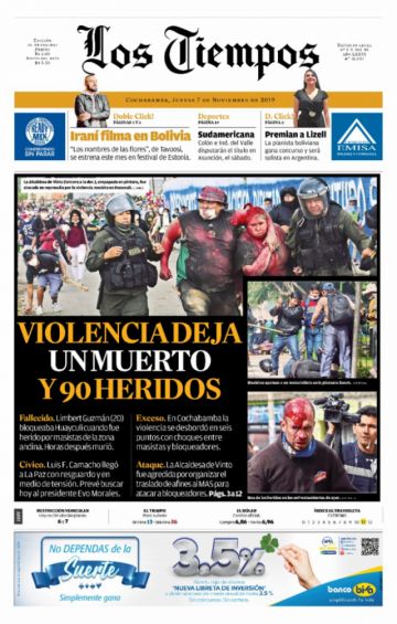 Los Tiempos, Cochabamba.