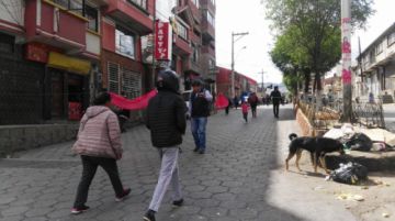 Panorama de las calles por la mañana del jueves 7 de noviembre.