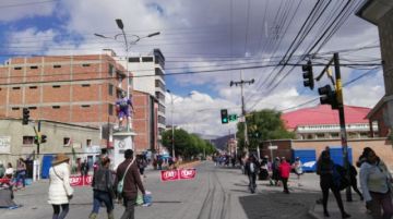 Panorama de las calles por la mañana del jueves 7 de noviembre.