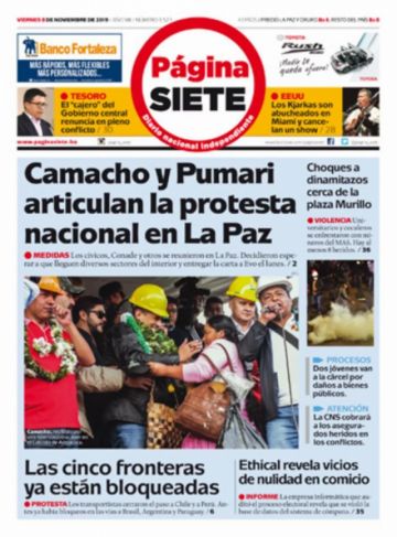 Página Siete, La Paz.