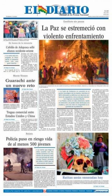 El Diario, La Paz.