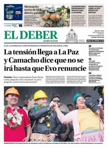 El Deber, Santa Cruz.