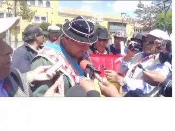 Campesinos acusan a Evo de "prostituir a la Pachamana"
