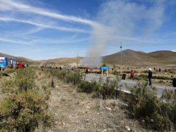 Foto enviada desde la caravana.
