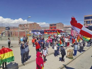 El recimiento en Uyuni.