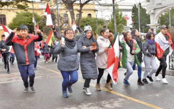 En Potosí la gente dio rienda suelta a su alegría.
