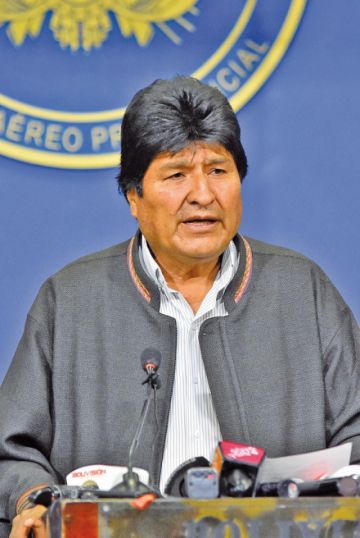 Evo vuelve al trópico  de Cochabamba
