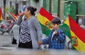 En Cochabamba la gente también salió a las calles.