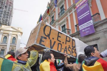 En La Paz hubo diferentes manifestaciones ciudadanas.
