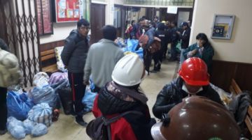 Se solidarizaron desde anoche con los potosinos. Foto: VLADIMIR EQUICE