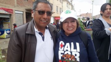 Hay momentos de solidaridad hacia la caravana.