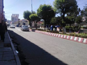 Así lucen las calles la mañana del miércoles 13 de noviembre.