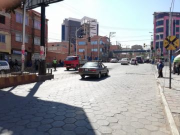 Así lucen las calles la mañana del miércoles 13 de noviembre.