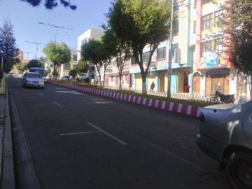 Así lucen las calles la mañana del miércoles 13 de noviembre.