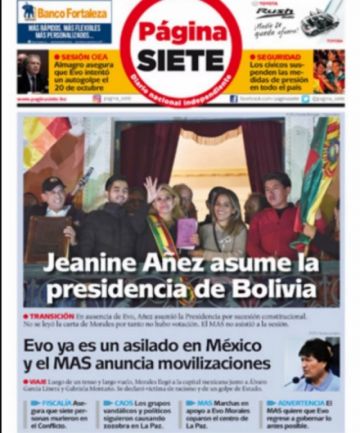 Página Siete, La Paz.