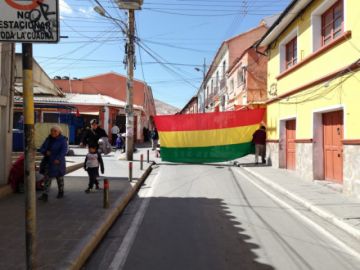 Así lucen las calles la mañana del miércoles 13 de noviembre.