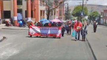 Los educadores se movlizaron de diferentes maneras.
