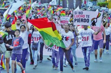 Por más de 3 años los bolivianos se movilizaron en defensa del 21F.