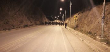 Así avanza la caminata.