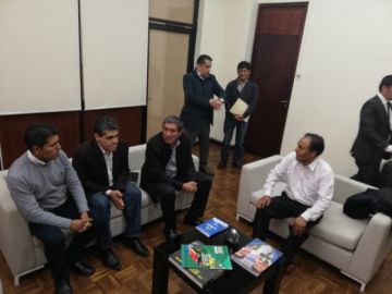 Se reunieron la mañana de este viernes.