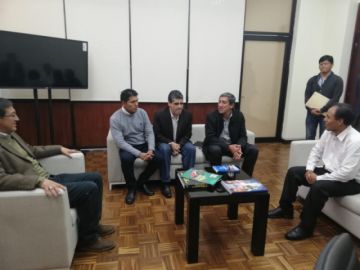 Se reunieron la mañana de este viernes.