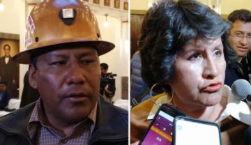 Añez posesiona a ministros de Minería y de Educación