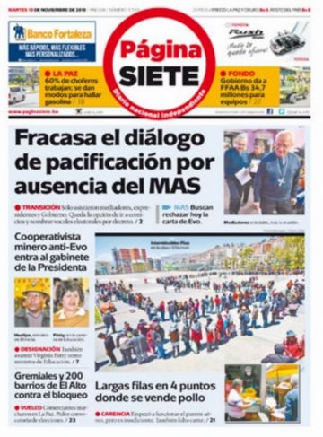Página Siete, La Paz.