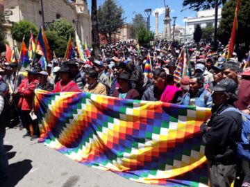 La llegada de pobladores en imágenes. EL POTOSÍ