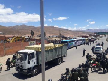 La llegada de pobladores en imágenes. EL POTOSÍ