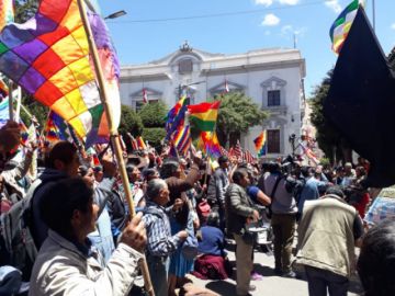 La llegada de pobladores en imágenes. EL POTOSÍ