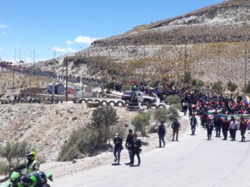 La llegada de pobladores en imágenes. EL POTOSÍ