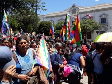La llegada de pobladores en imágenes. EL POTOSÍ