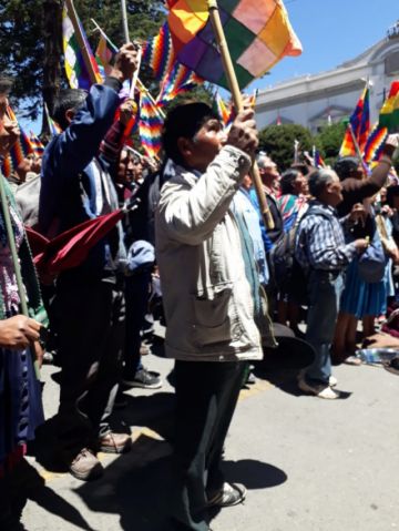 La llegada de pobladores en imágenes. EL POTOSÍ