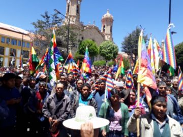 La llegada de pobladores en imágenes. EL POTOSÍ