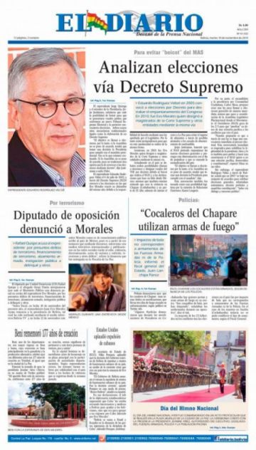 El Diario, La Paz.