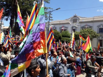 La llegada de pobladores en imágenes. EL POTOSÍ