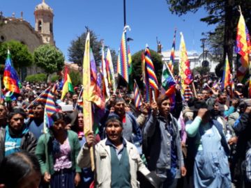 La llegada de pobladores en imágenes. EL POTOSÍ