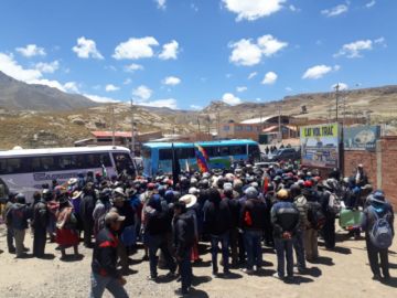 La llegada de pobladores en imágenes. EL POTOSÍ