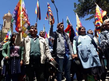 La llegada de pobladores en imágenes. EL POTOSÍ