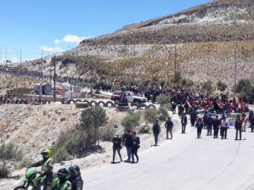 La llegada de pobladores en imágenes. EL POTOSÍ