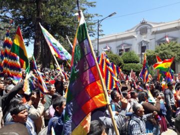 La llegada de pobladores en imágenes. EL POTOSÍ