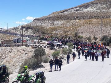 La llegada de pobladores en imágenes. EL POTOSÍ