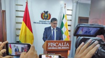 El fiscal general del Estado, Juan Lanchipa.