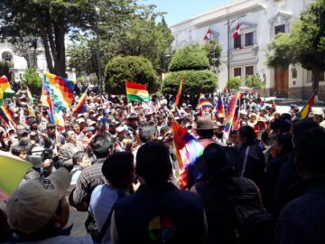 La llegada de pobladores en imágenes. EL POTOSÍ
