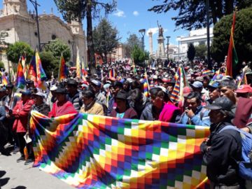 La llegada de pobladores en imágenes. EL POTOSÍ
