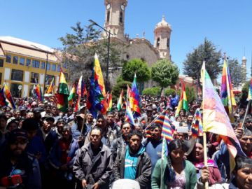 La llegada de pobladores en imágenes. EL POTOSÍ
