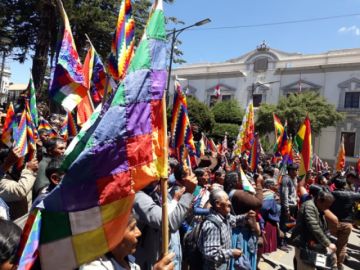 La llegada de pobladores en imágenes. EL POTOSÍ
